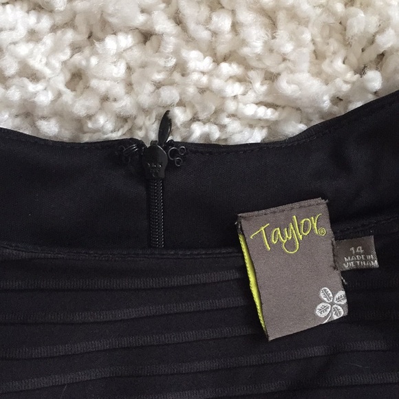 Taylor Black Fit and Flare Dress - Picture 3 of 8